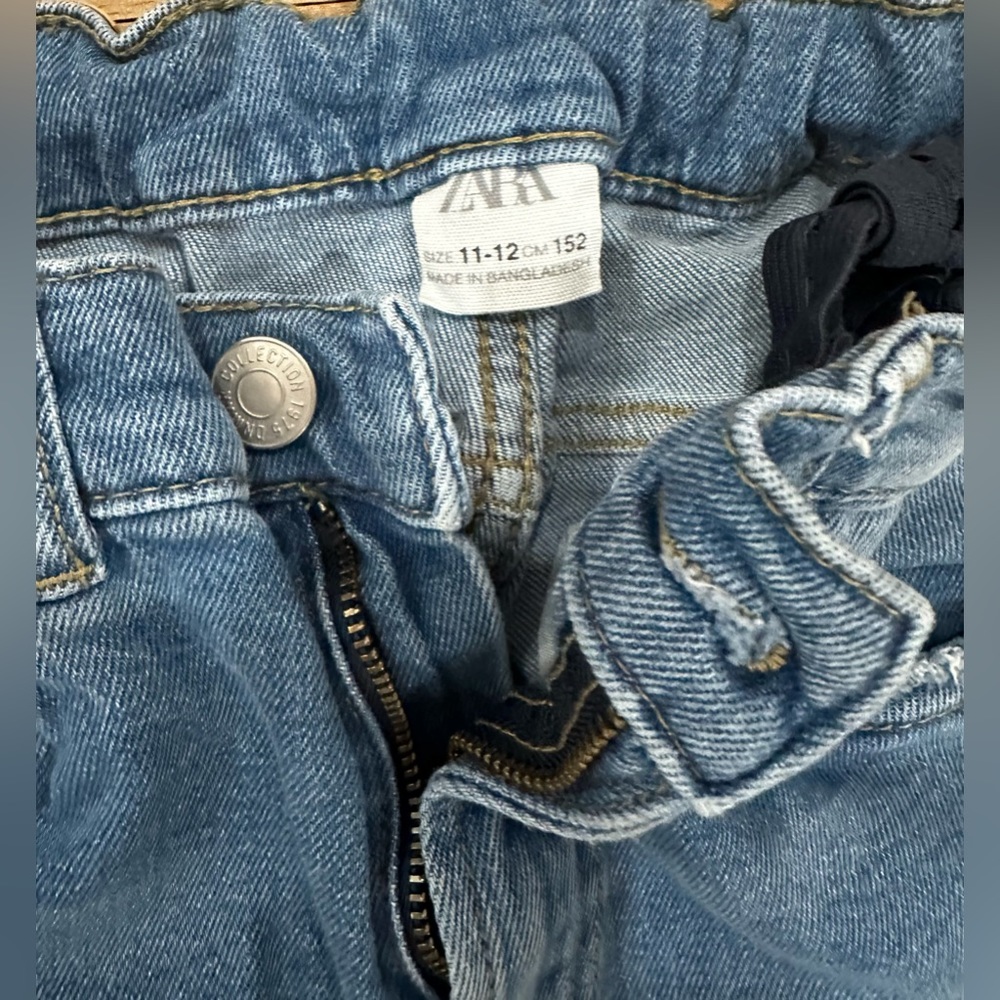 Zara Jeans girl youth straight Leg size 11-12